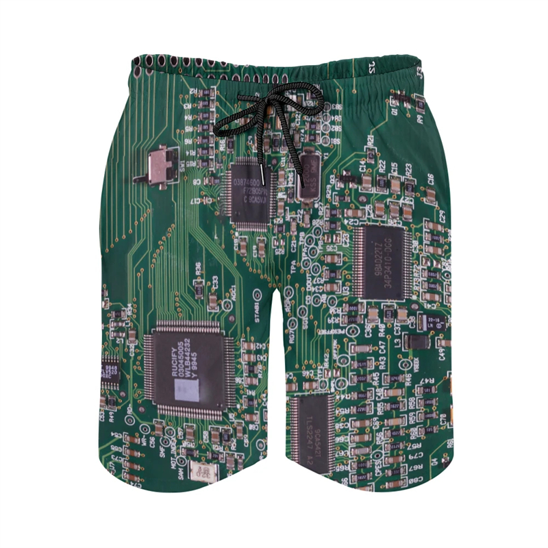 3D Printing Technology - Pantalones cortos con estampado 3D de