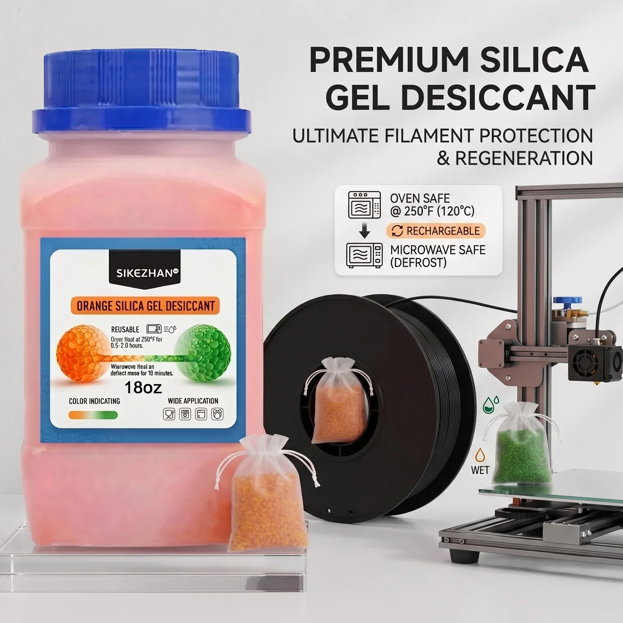 3D Printing Deck Box - Desecante de Filamento para Impresora 3D,
