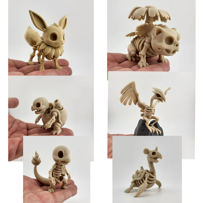 3D Printing Pla - Modelo de Hueso Fósil de Pokémon,