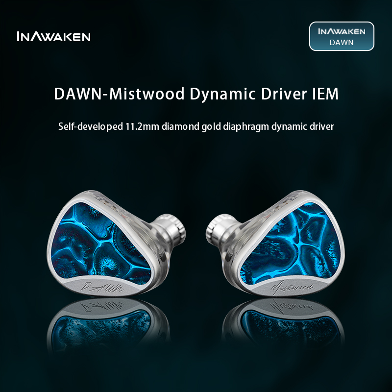 3D Printing Technology - INAWAKEN Dawn Mistwood - Auriculares Intrauditivos