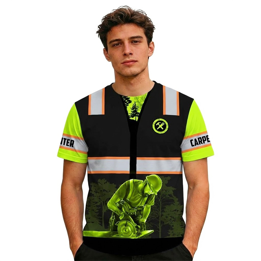 3D Printing Engineer - Carpenter 3D estampado camisetas para hombre,