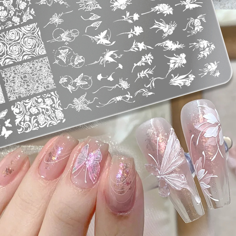 3D Printing Stainless Steel - BORN PRETTY Hojas Flor Nail Art