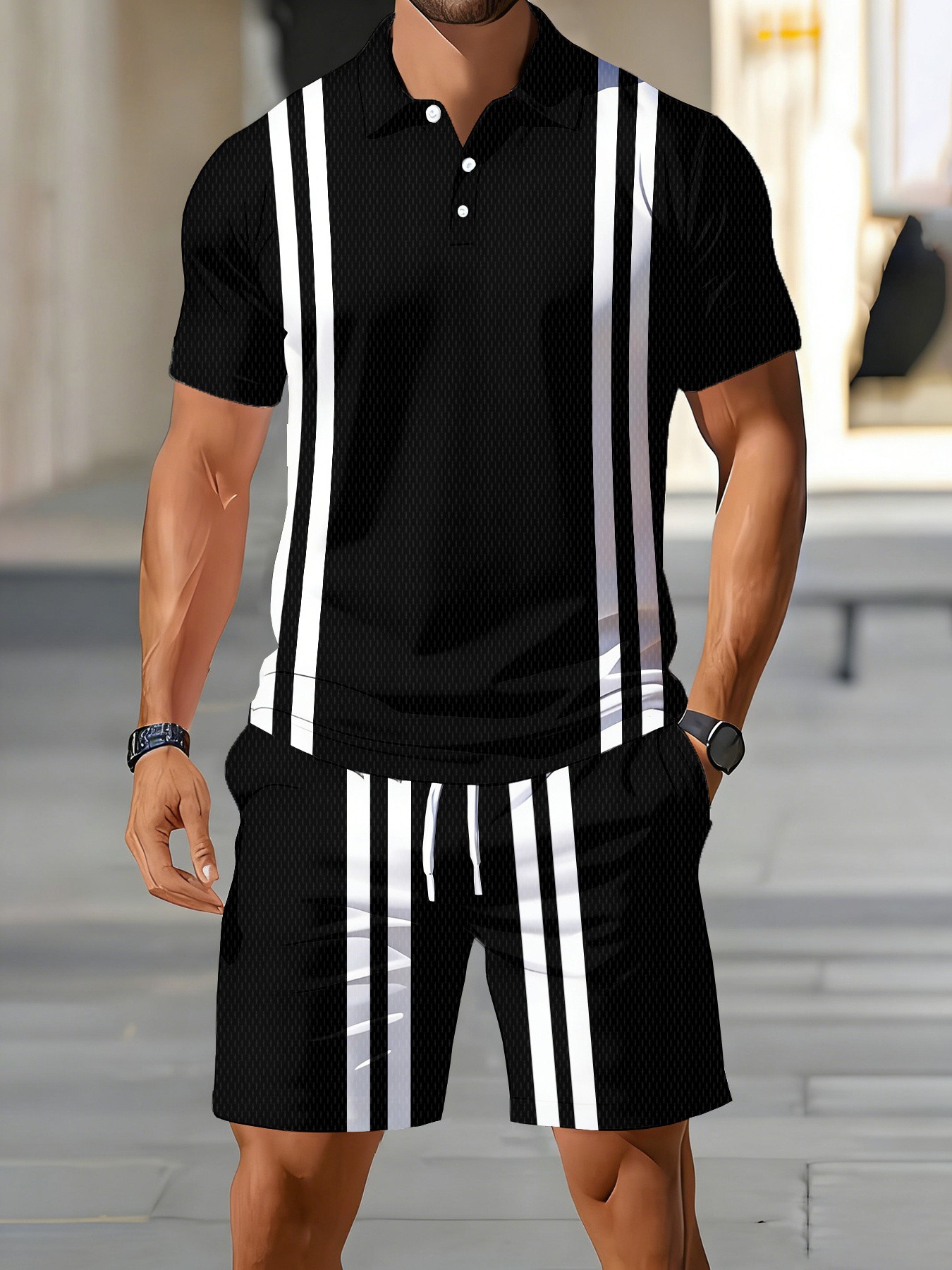 3D Printing Design Free - Conjunto de Polo de Manga Corta