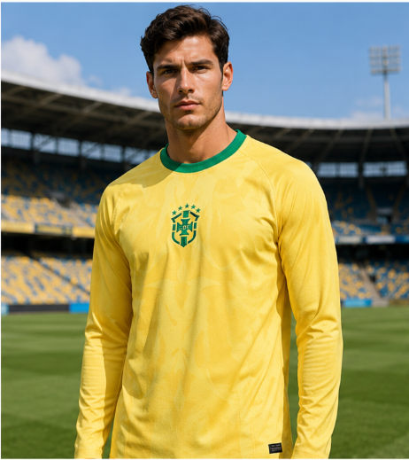 3D Printing Design Free - Camiseta de Fútbol de Manga Larga