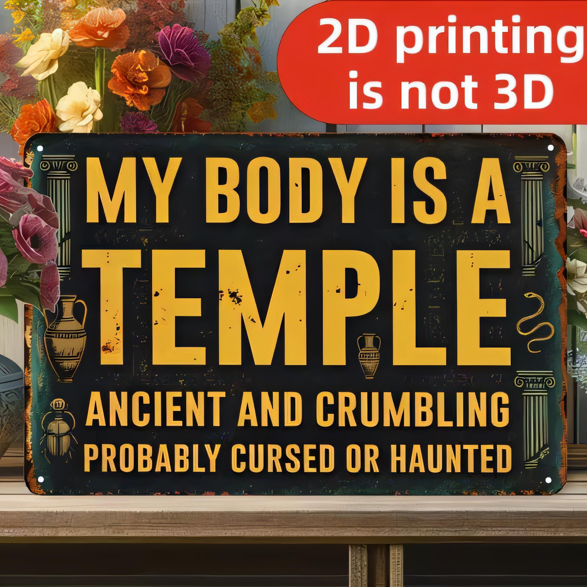 3D Printing Quote - Letrero de Metal para Decoración de