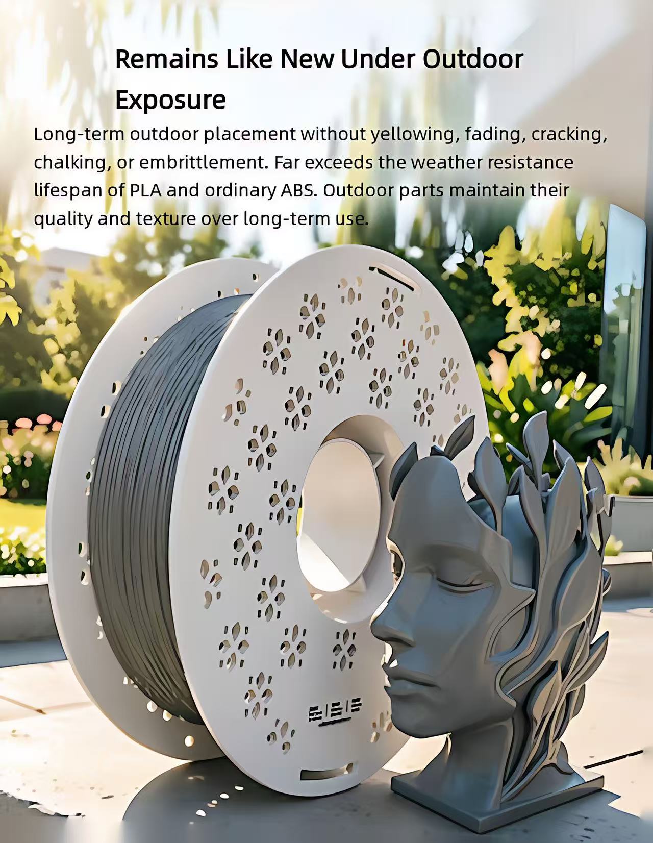 Filamento ASA de 1.75mm, 1KG,  - Asa Filament Outdoor reseña y precio