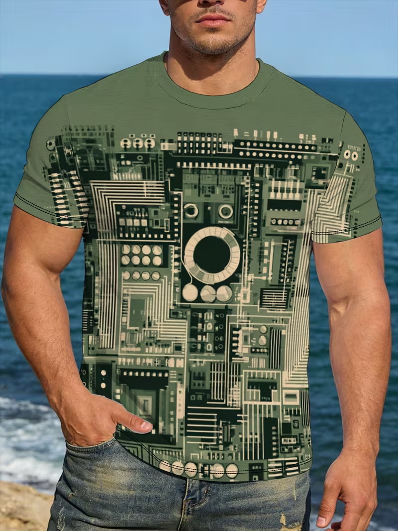 Camiseta con estampado 3D de c - 3D Printing Engineer reseña y precio