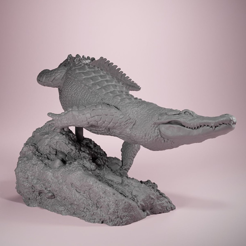 Postura de natación de cocodri - 3D Printing Apps reseña y precio