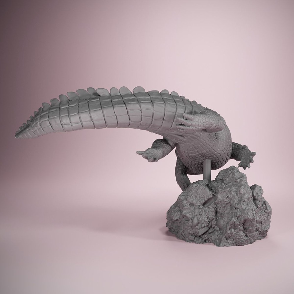 Postura de natación de cocodri - 3D Printing Apps reseña y precio