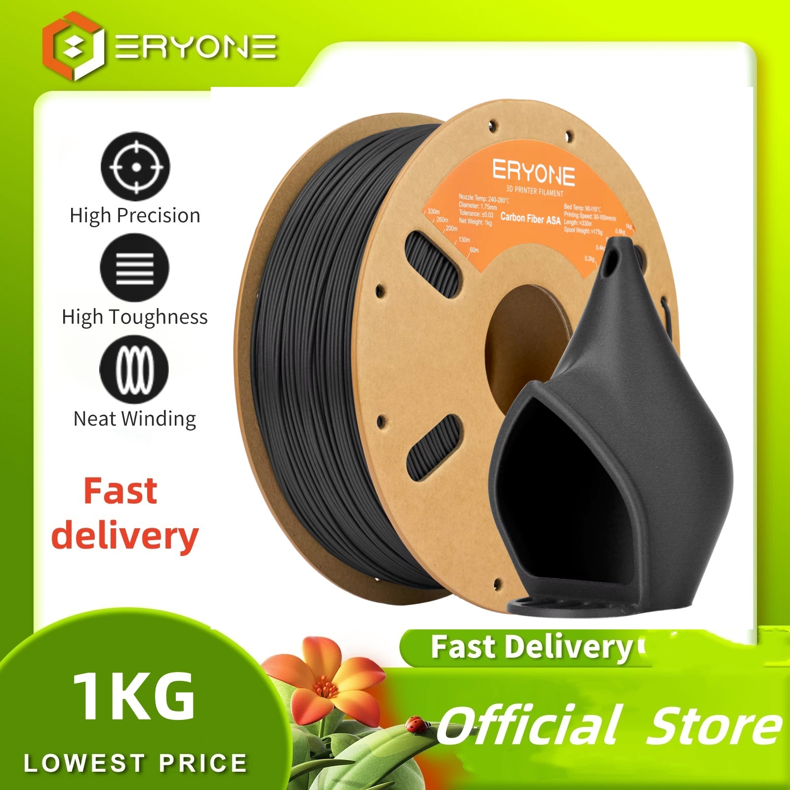 ERYONE 1KG ASA filamento Premi - Asa Filament Outdoor reseña y precio