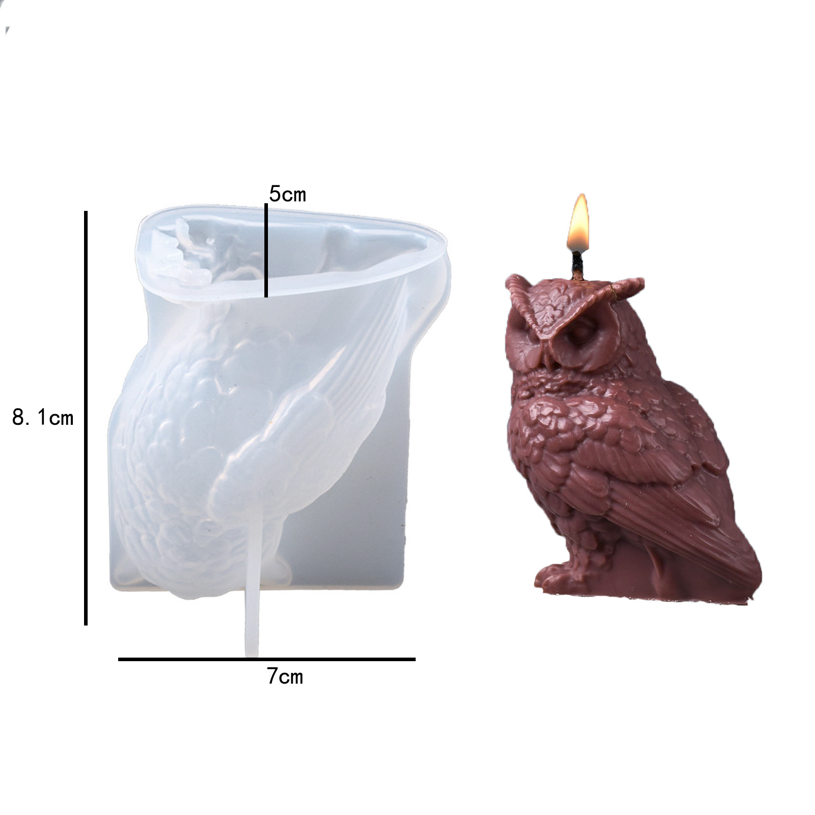 Vela de aromaterapia de búho d - 3D Printing Epoxy Resin reseña y precio