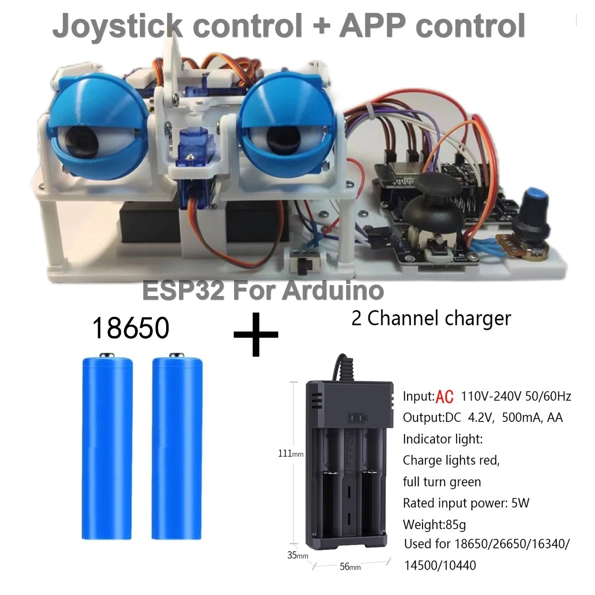 Kit de Robot Programable ESP32 - 3D Printing App reseña y precio
