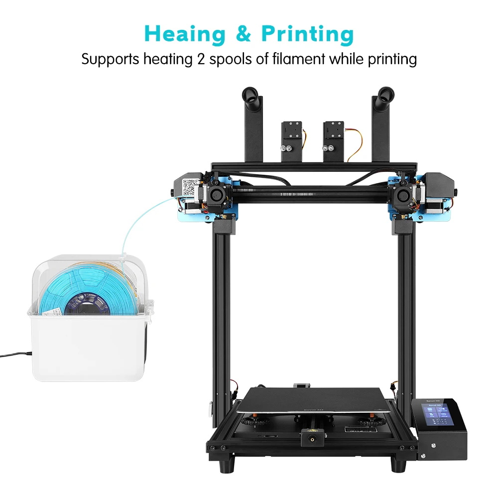 Sovol 2 rollos de filamentos d - 3D Printing Deck Box reseña y precio