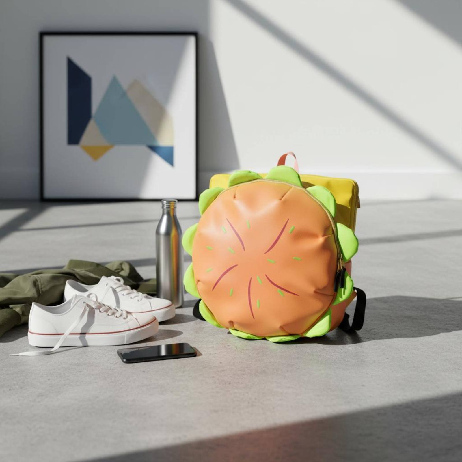 Mochila con diseño de hamburgu - 3D Printing Design Free reseña y precio