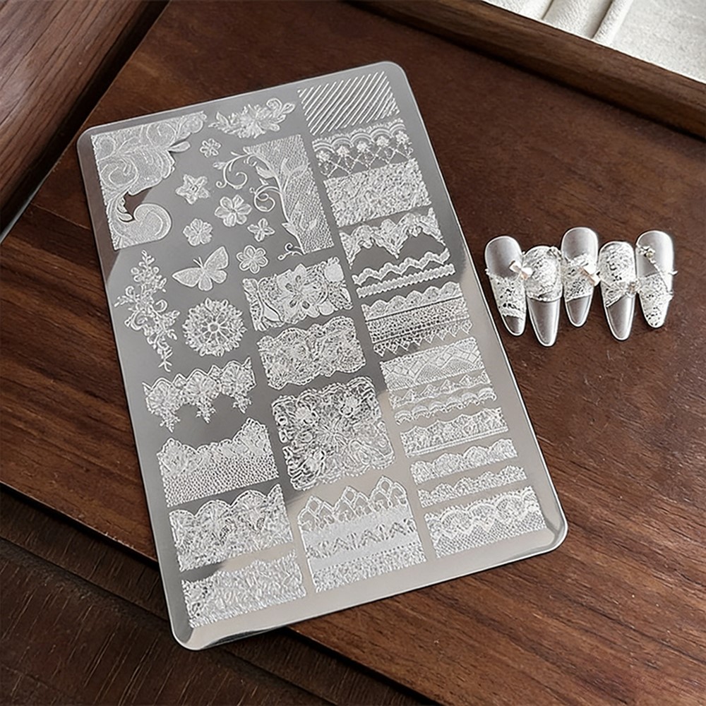 Placa de Estampado de Uñas 3D  - 3D Printing Stainless Steel reseña y precio