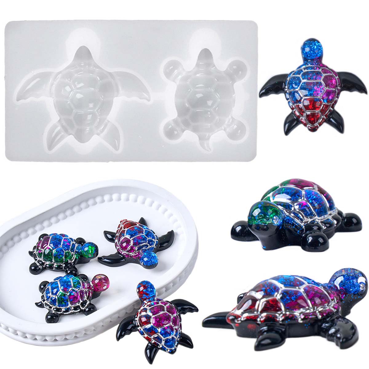LLavero de tortuga marina 3D,  - 3D Printing Epoxy Resin reseña y precio