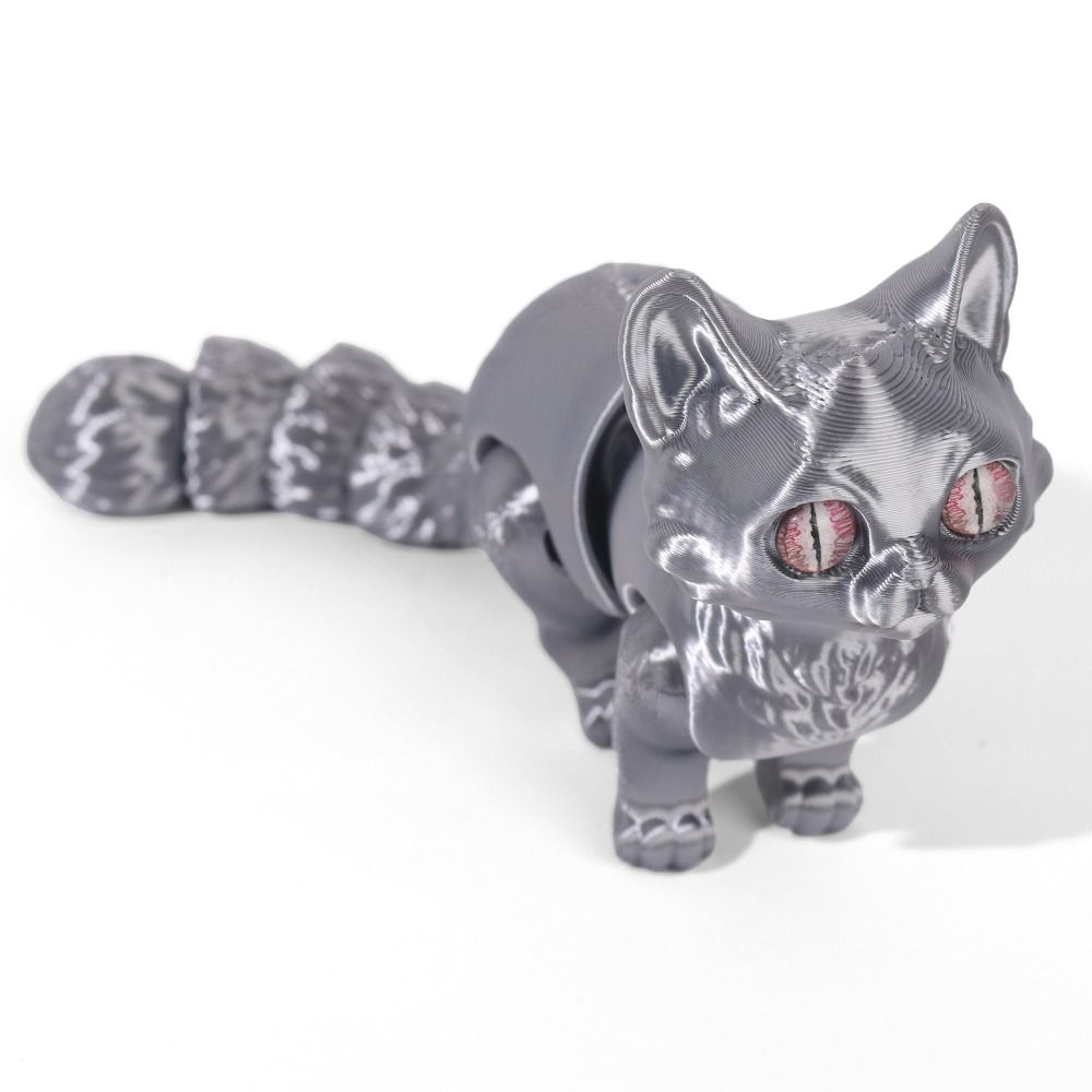Modelo de Gato Impreso en 3D c - 3D Printing Material reseña y precio