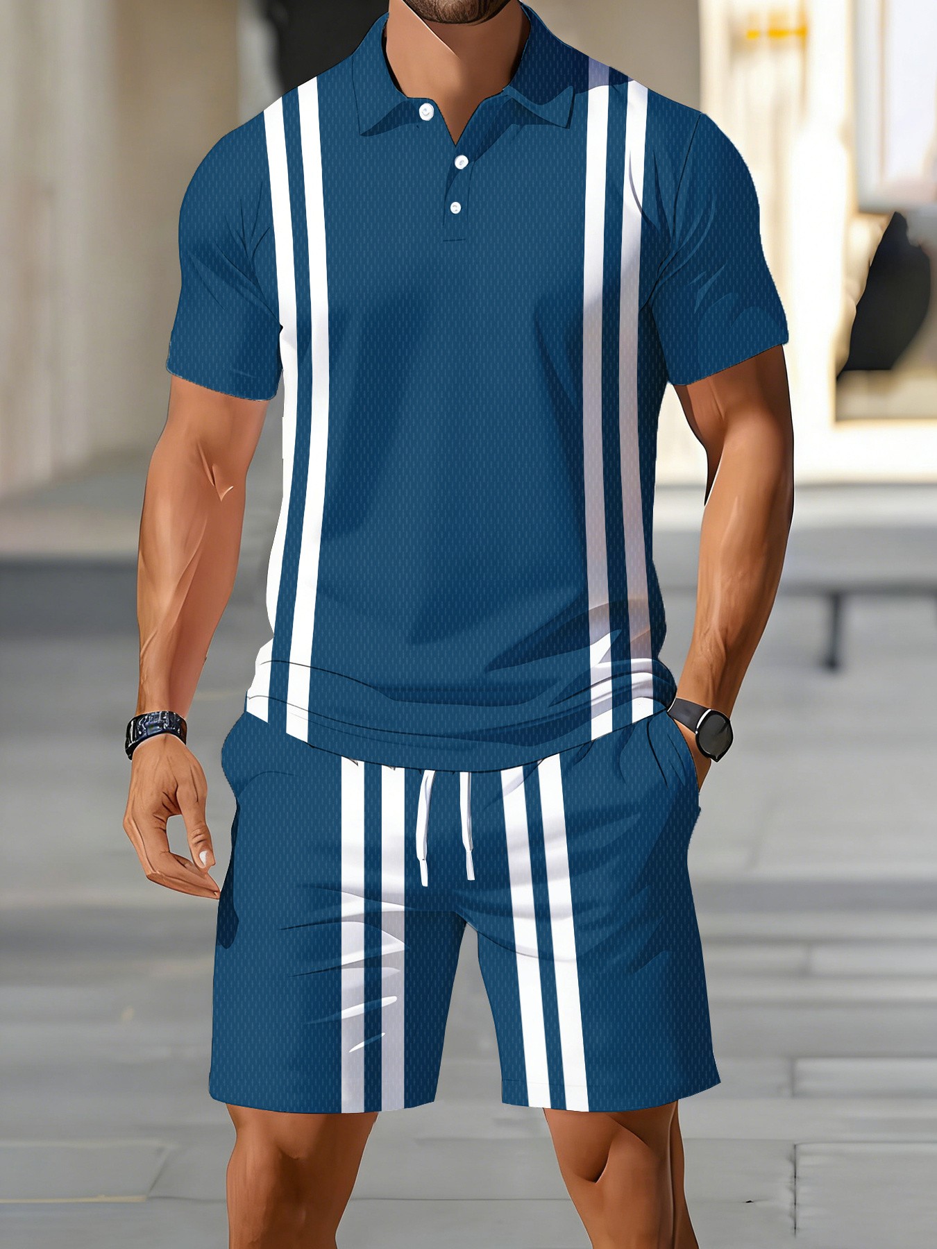 Conjunto de Polo de Manga Cort - 3D Printing Design Free reseña y precio